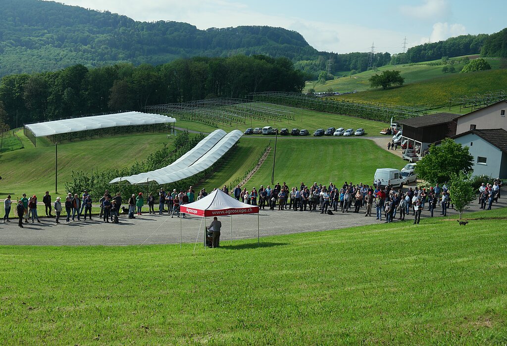 Die «Landsgemeinde» der Obstproduzenten auf dem Breitenhof.