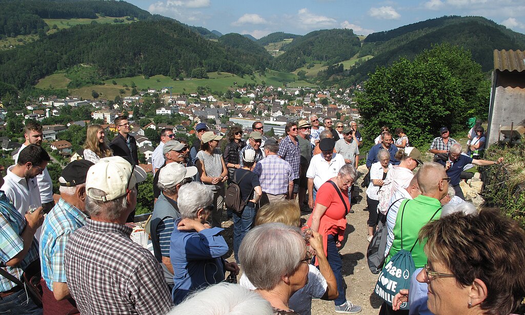 Der neue Kehrplatz ist auch ein schöner Aussichtspunkt. Fotos: B. Ermel
