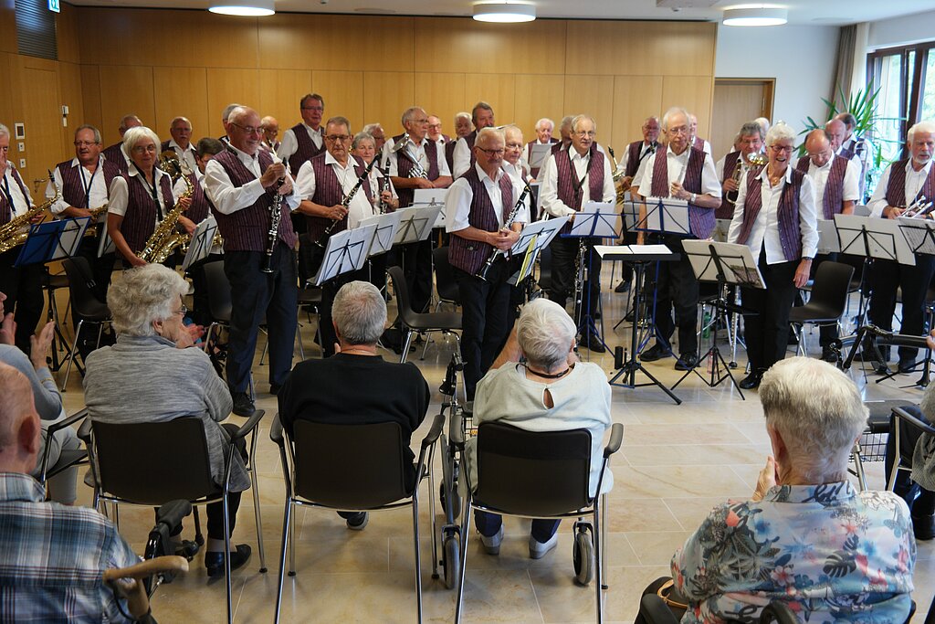 Das Regio Blasorchester 50 plus. Fotos: E. Gysin
