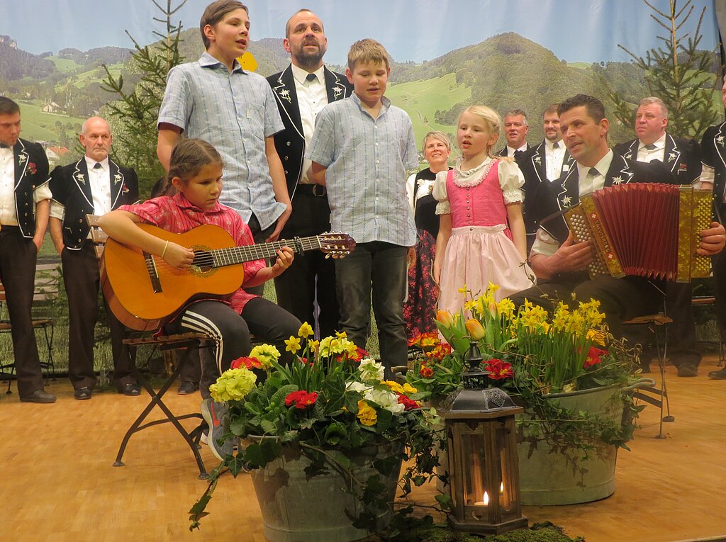 Der herzhafte Auftritt der Familie Eschbach begeisterte das Publikum.